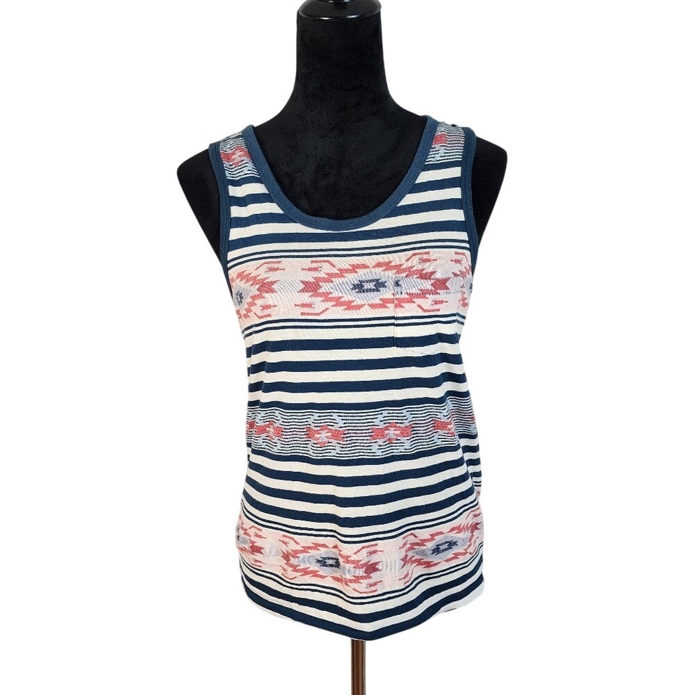 LABEL OF GRADED GOODS Size XS French Terry Aztec Navajo Inspired Tank Top H&M